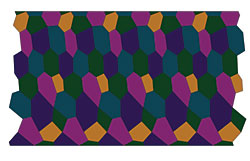 Five Color Lozenge Pattern